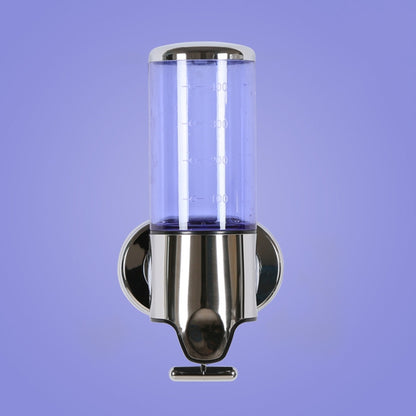 Hotel Shower Manual Dispenser Wall Mounted Washing Liquid Shampoo Soap Bottle, Capacity: 500ml, 500ml/Dark Red, 500ml/Green, 500ml/Gold, 500ml/Blue, 500ml/Purple, 500ml/Silver, 500ml/White