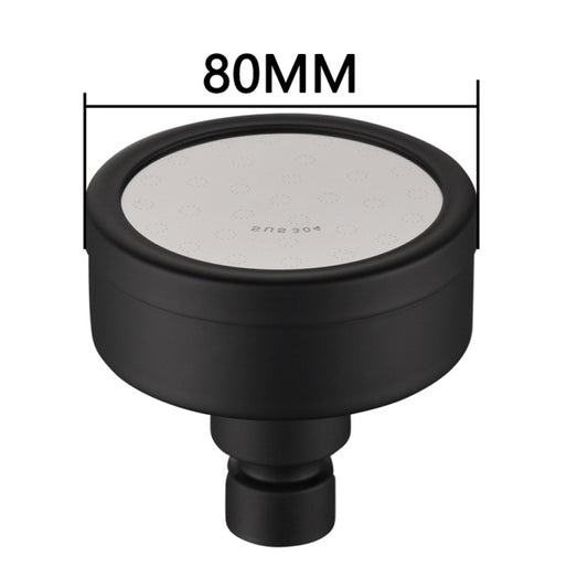 Removable and Washable 304 Stainless Steel Round Pressurized Top Spray Shower Head, Size: 80mm, Pattern G