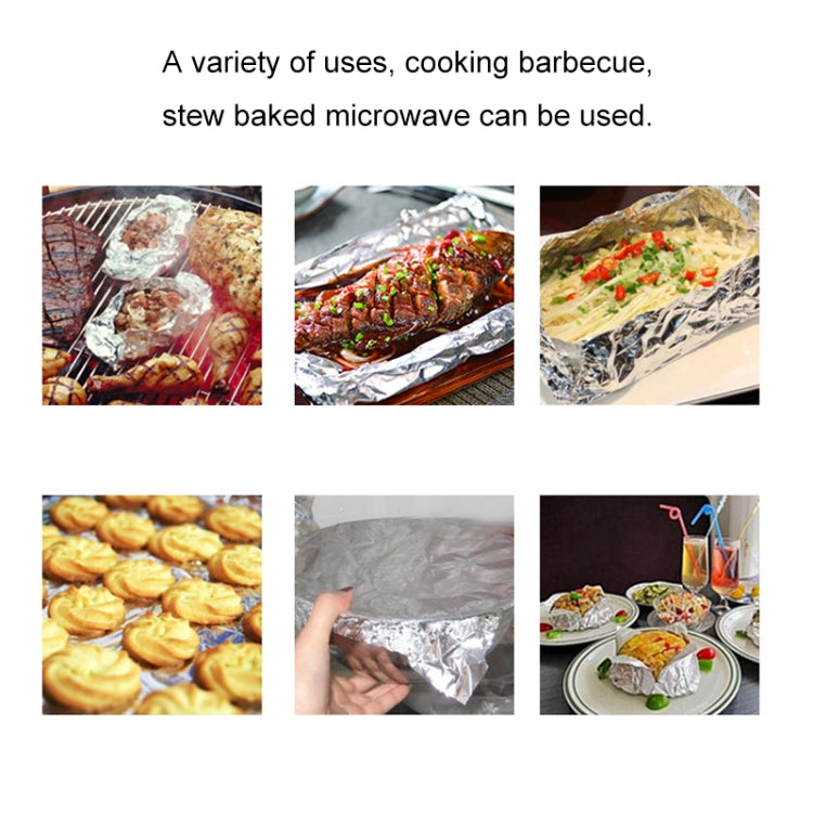 5 PCS 5m Bakest Aluminum Tin Foil Paper Barbecue Paper, 5 PCS Barbecue Paper