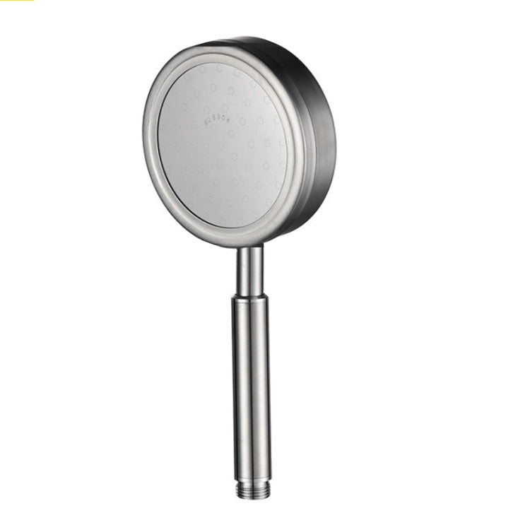 Removable and Washable 304 Stainless Steel Round Pressurized Handheld Shower Head, Size: 117mm, Pattern E