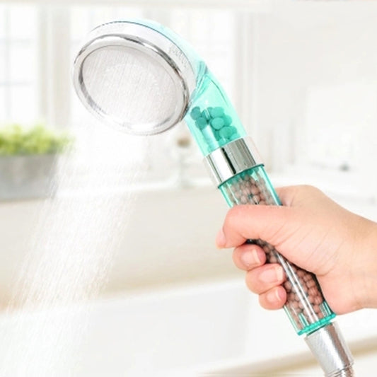 PC Negative Ions Shower Head, Size: Large, Interface:  2cm, Size: Large,(Blue)