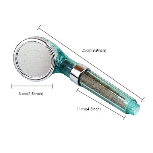 PC Negative Ions Shower Head, Size: Large, Interface:  2cm, Size: Large,(Blue)