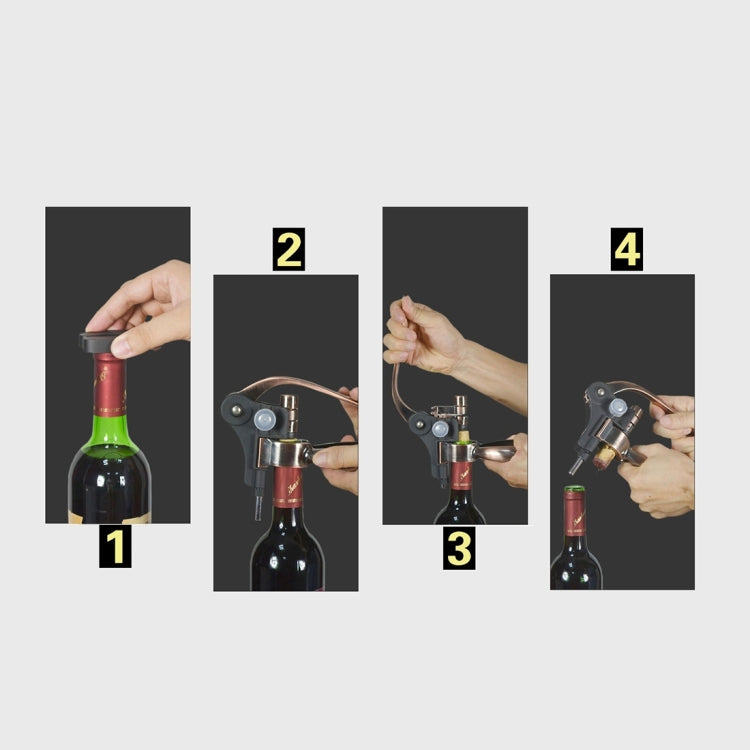Zinc Alloy + ABS Material Retro Rabbit Shape Bottle Opener Corkscrew Port Wine Bottle Opener, Size: 18 x 14.5 x 4.7cm, Zinc Alloy