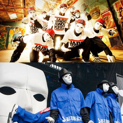 Halloween Festival Bboy Hip-hop Street Step Masquerade Mask, Size: 18-19cm, Random Color Delivery, Bboy Hip-hop