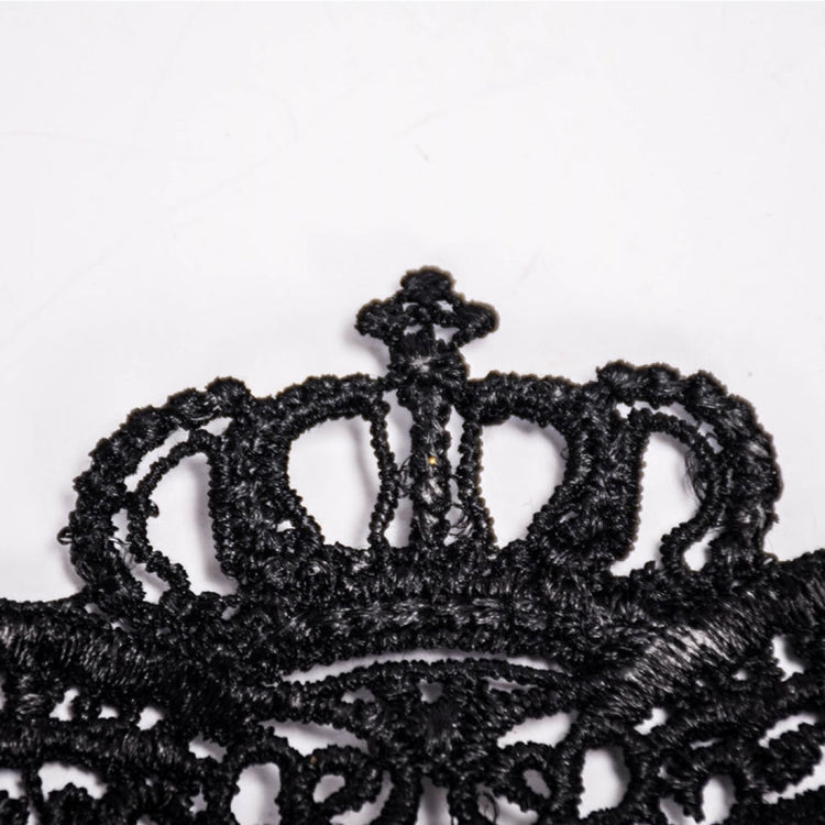 Halloween Masquerade Party Dance Sexy Lady Lace Crown Mask, Crown