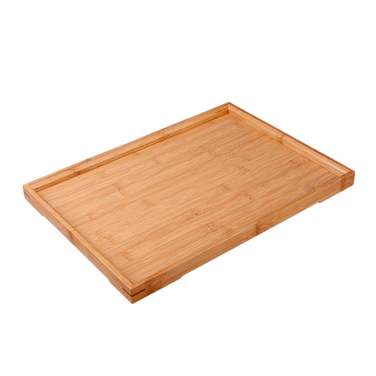 Bamboo Right Angle Tea Tray Tea Table, Size:  44x32cm, Size: 44x32cm