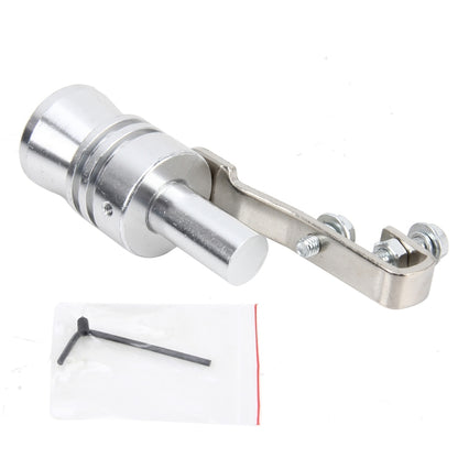Universal Aluminum Turbo Sound Exhaust Muffler Pipe Whistle Car Simulator Whistler, Size: S, Size: S
