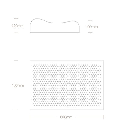 Original Xiaomi Youpin 8H Z2 Natural Latex Pillow Soft Breathable Spine Protection Massage Care Pillow with Cotton Pillowcase