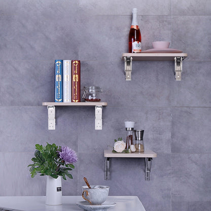 8 inch Wall-mounted Foldable Spring Storage Shelf for Dining Table