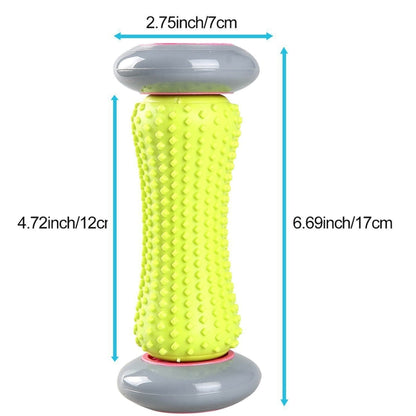 Yoga Health Care Wheel Neck Lumbar Leg Hand Foot Massage Wheel, Random Color Delivery, Length: 17cm
