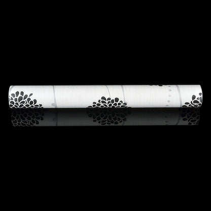 Black Flower Ball Creative 3D Stone Brick Decoration Wallpaper Stickers Bedroom Living Room Wall Waterproof Wallpaper Roll, Size: 45 x 1000cm, Black flower ball