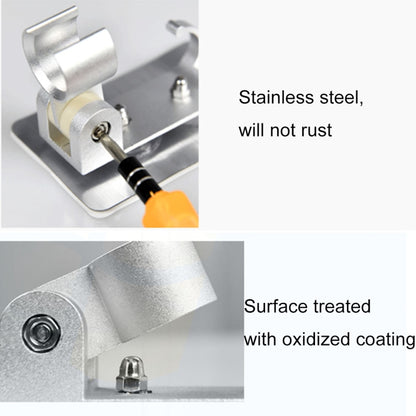 Space Aluminium Showerhead Holder Traceless Adjustable Bath Shower Bracket, Shower Bracket