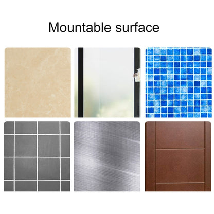 Space Aluminium Showerhead Holder Traceless Adjustable Bath Shower Bracket, Shower Bracket