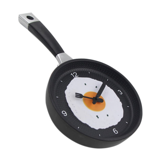 Fried Egg Pan Shape Creative Living Room Decorative Wall Clock