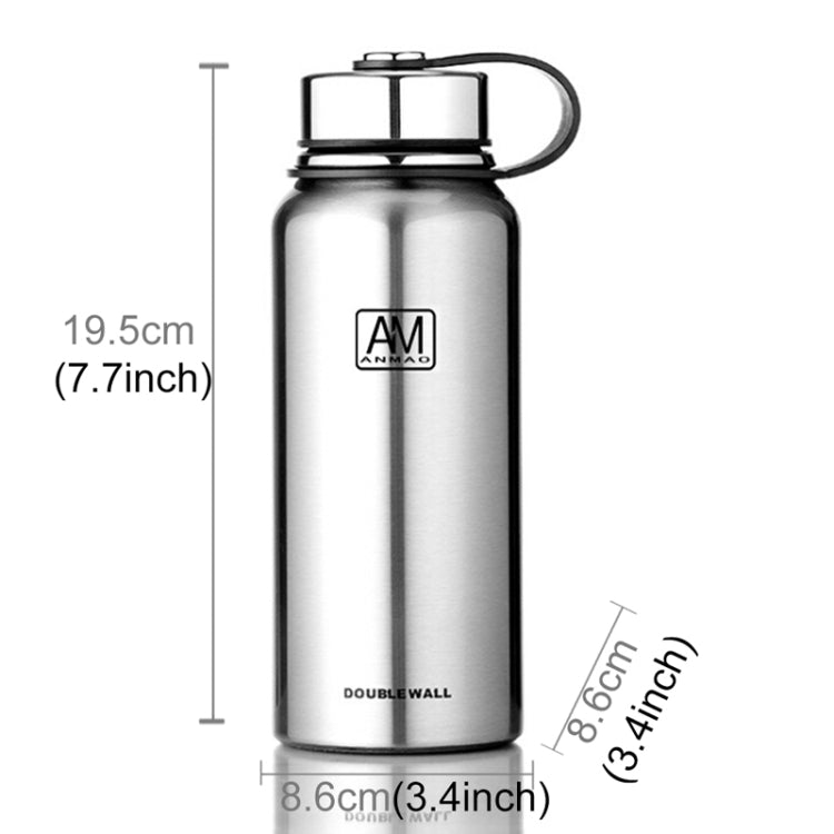 610ml Outdoor Vacuum Stainless Steel Heat Insulation Cup Portable Large Capacity Sports Bottle, 610ml