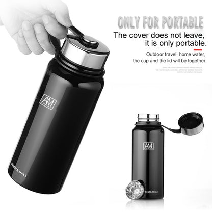 610ml Outdoor Vacuum Stainless Steel Heat Insulation Cup Portable Large Capacity Sports Bottle, 610ml