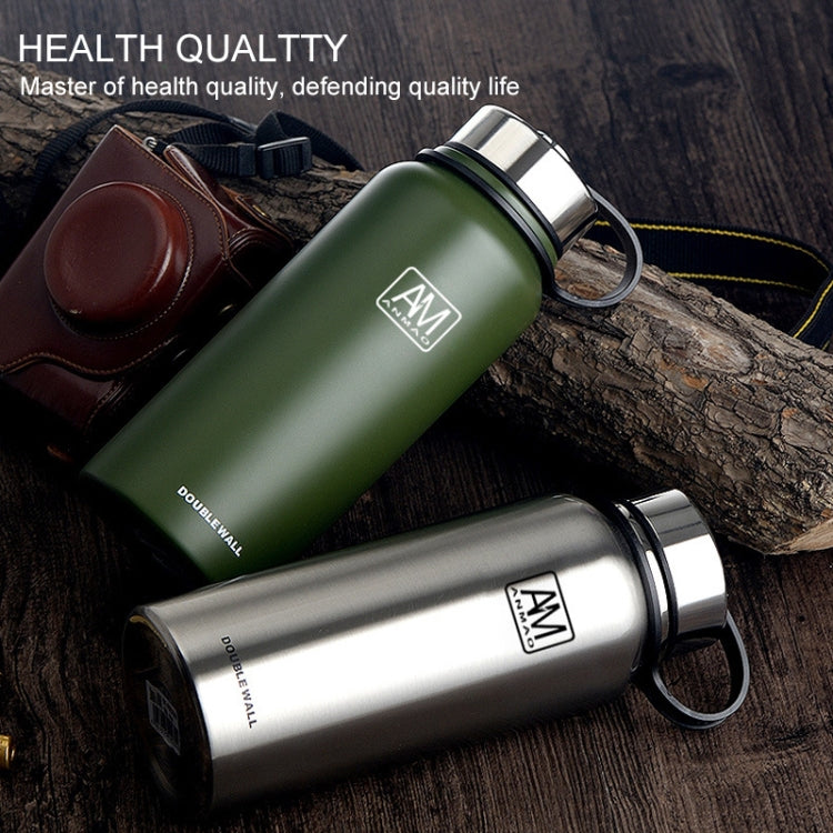 610ml Outdoor Vacuum Stainless Steel Heat Insulation Cup Portable Large Capacity Sports Bottle, 610ml