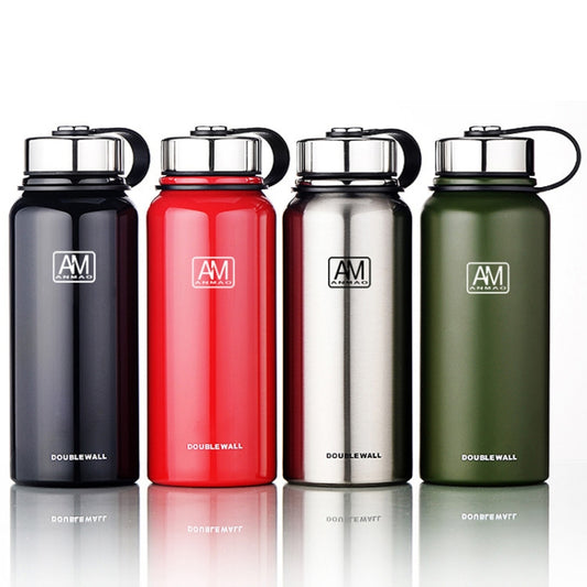 610ml Outdoor Vacuum Stainless Steel Heat Insulation Cup Portable Large Capacity Sports Bottle, 610ml