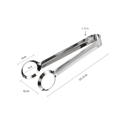 2 PCS Multifunctional Stainless Steel Tweezers Egg Cooking Pliers Kitchen Supplies, Egg Cooking Pliers