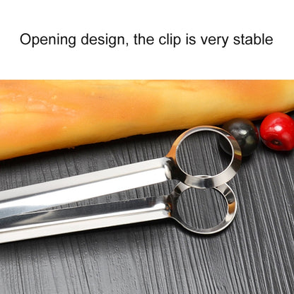 2 PCS Multifunctional Stainless Steel Tweezers Egg Cooking Pliers Kitchen Supplies, Egg Cooking Pliers