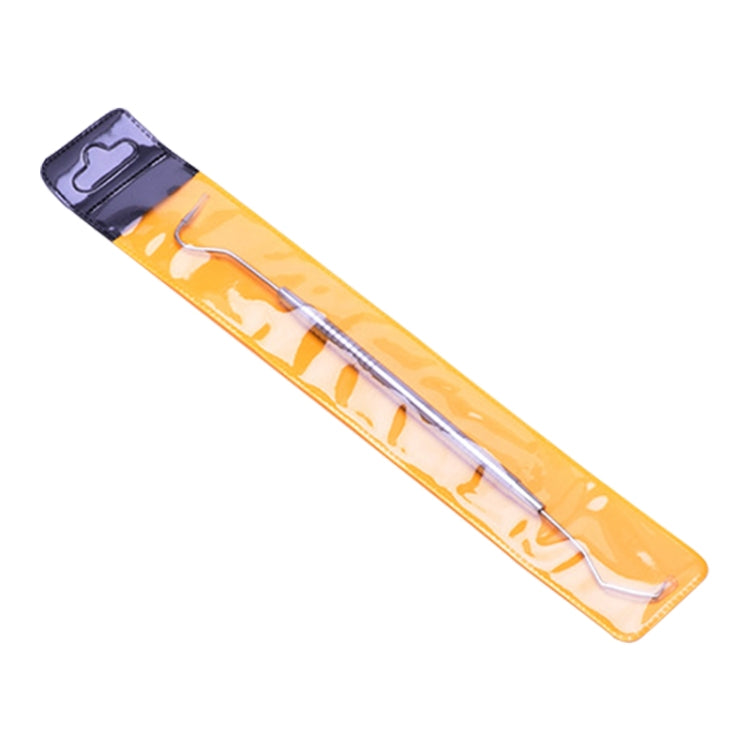 10 PCS Stainless Steel Hoe Shape Dentist Tools
