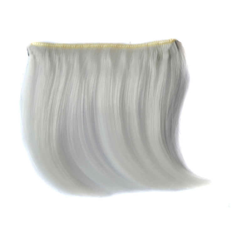 Color Gradient Invisible Seamless Hair Extension Wig Piece Straight Hair Piece Color Bangs Hair Piece