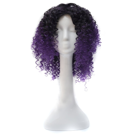 T191006 European and American Wig Headgear with Short and Small Curly Hair for Women
