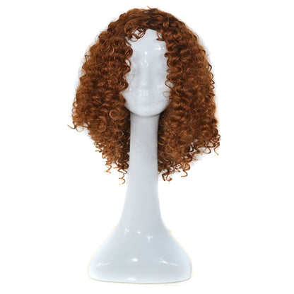 T191006 European and American Wig Headgear with Short and Small Curly Hair for Women