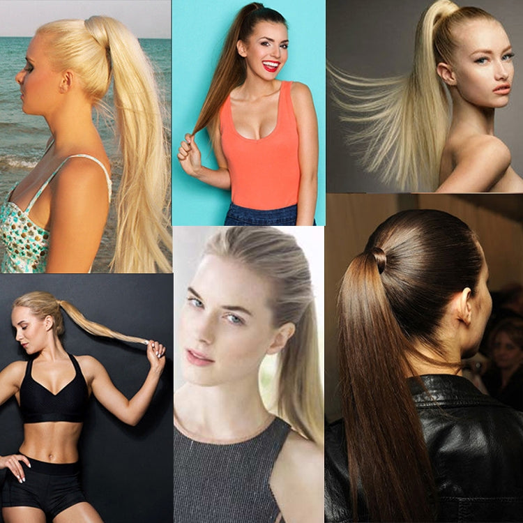118# Invisible Seamless Bandage-style  Wig Long Straight Hair Wig Ponytail, 118#