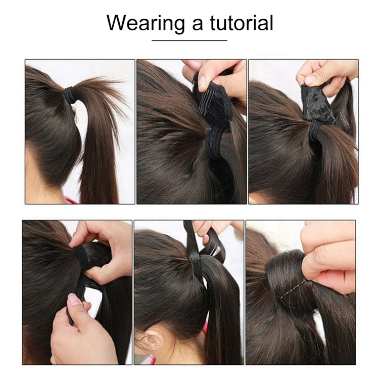 6# Invisible Seamless Bandage-style  Wig Long Straight Hair Wig Ponytail, 6#