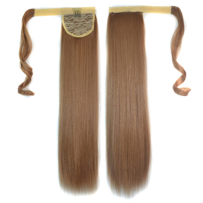 22# Invisible Seamless Bandage-style  Wig Long Straight Hair Wig Ponytail, 22#
