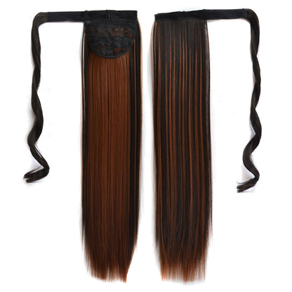 2H30# Invisible Seamless Bandage-style  Wig Long Straight Hair Wig Ponytail, 2H30#