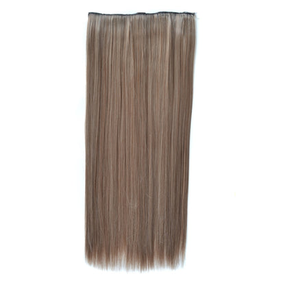 12M88# One-piece Seamless Five-clip Wig Long Straight Wig Piece, 12M88#