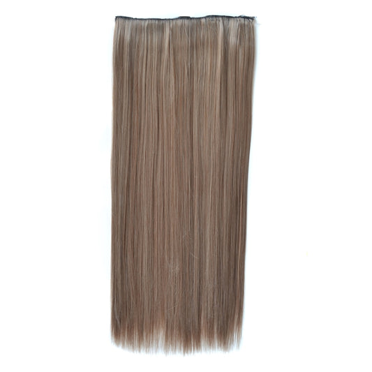 12M88# One-piece Seamless Five-clip Wig Long Straight Wig Piece, 12M88#