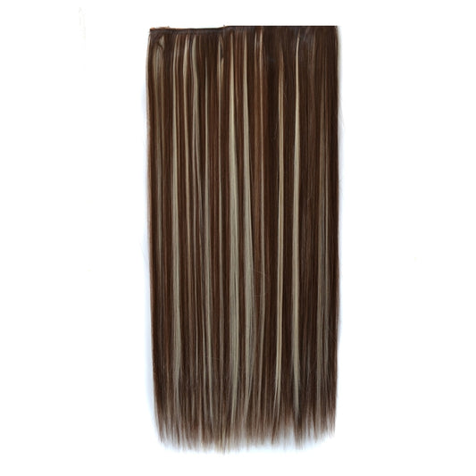 8H613# One-piece Seamless Five-clip Wig Long Straight Wig Piece, 8H613#