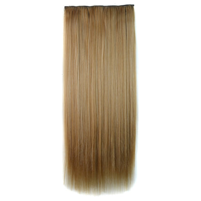 27M613# One-piece Seamless Five-clip Wig Long Straight Wig Piece, 27M613#