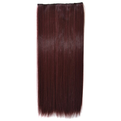 99JM118# One-piece Seamless Five-clip Wig Long Straight Wig Piece, 99JM118#