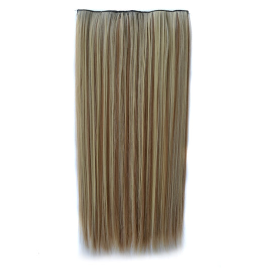 613H16# One-piece Seamless Five-clip Wig Long Straight Wig Piece, 613H16#
