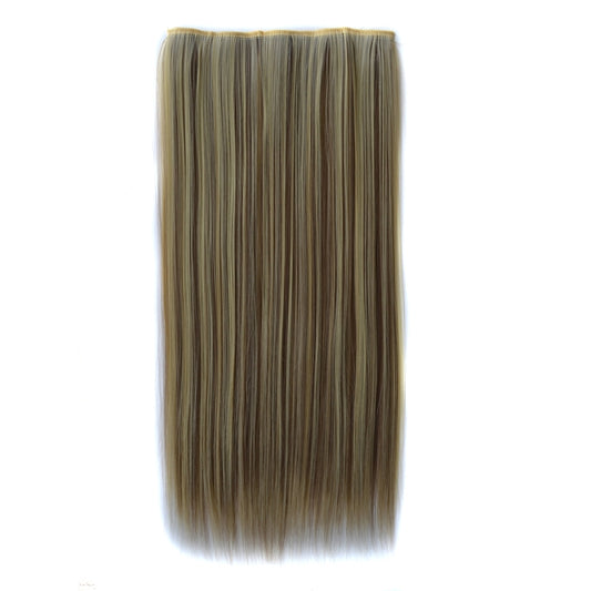 613H18# One-piece Seamless Five-clip Wig Long Straight Wig Piece, 613H18#