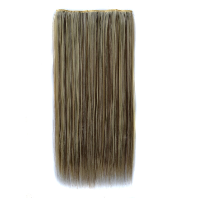 613H18# One-piece Seamless Five-clip Wig Long Straight Wig Piece, 613H18#