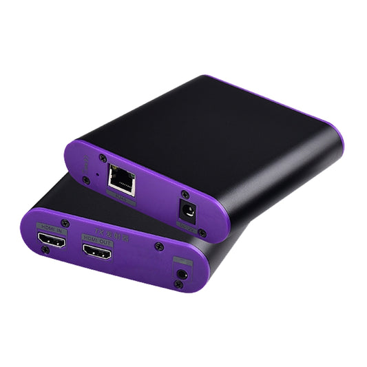 موسع HDMI CAT871 (مستقبل ومرسل) عبر كابل CAT5e/CAT6 مع الأشعة تحت الحمراء، مسافة الإرسال: 120 مترًا، CAT871