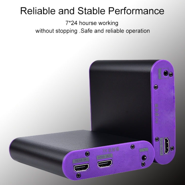 CAT871 HDMI Extender (Receiver & Sender) over CAT5e/CAT6 Cable with IR, Transmission Distance: 120m, CAT871