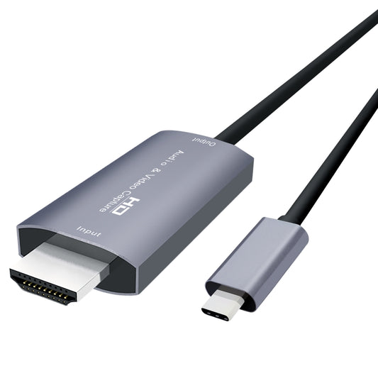 بطاقة التقاط فيديو عالية الدقة Z36A من HDMI ذكر إلى USB-C / Type-C ذكر، طول الكابل: 2 متر، HDIMI إلى Type C