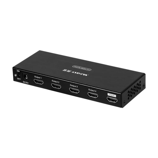 موزع عرض متزامن Measy SPH104 من 1 إلى 4 منافذ 4K HDMI 1080P، قابس أمريكي، من 1 إلى 4 منافذ، قابس أمريكي