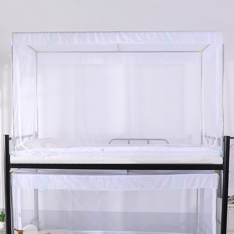 Student Dormitory Square Ceiling Zipper Mosquito Net Encryption Zipper Three Door Defence Mosquito for Upper Berth, Upper Berth(Grey), Upper Berth(Blue), Upper Berth(White)