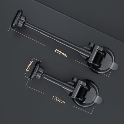 Universal Magnetic Retractable Rotating Car Mobile Phone Holder, Magnetic Retractable Rotating Phone Holder