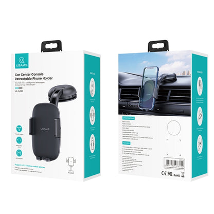 USAMS ZJ063 Car Center Console Retractable Phone Holder for 4.7-7.2 inch Mobile Phones, ZJ063