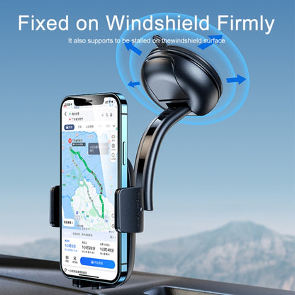 USAMS ZJ063 Car Center Console Retractable Phone Holder for 4.7-7.2 inch Mobile Phones, ZJ063