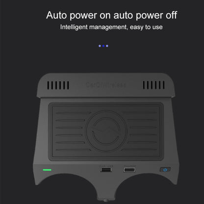 10W Car Fast Charging Wireless Charger for BMW 5 Series 2017-2021 / 6 Series 2018-2019, Left Driving, For BMW 5 Series 2017-2021