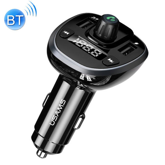 شاحن سيارة لاسلكي بشاشة رقمية مزدوجة USB 3.4A من USAMS US-CC115 C21، US-CC115 C21
